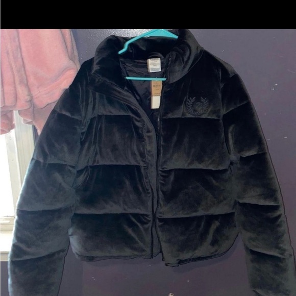 Victoria's Secret Black Puffer Jacket - Picture 1 of 3